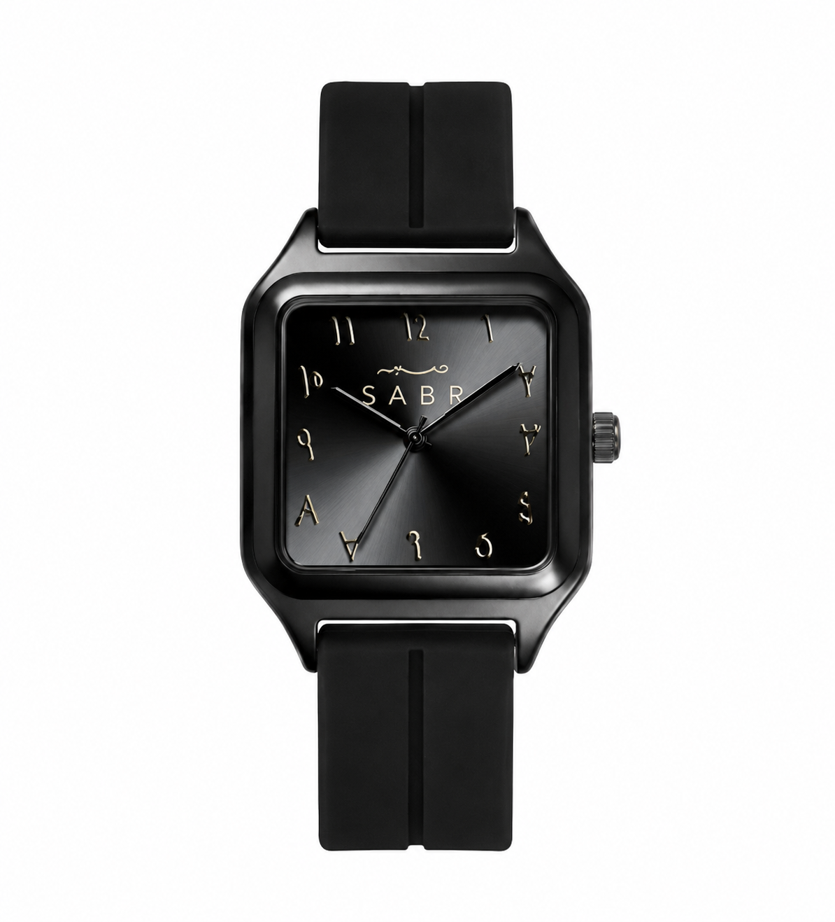 SABR Black Case With Black Arabic Numerals