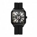 SABR Skeleton Watch – Black & Silver Design